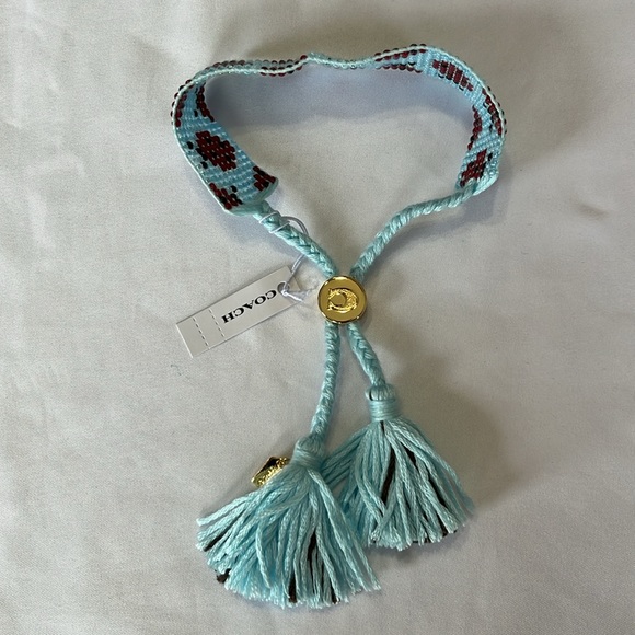 Coach Ladybug Beaded Friendship Bracelet Bohemian NWT - Picture 6 of 7